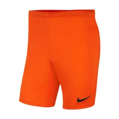 Abbildung von Nike Performance DRY PARK III kurze Sporthose, Herren, Größe: Large, Safety orange / black