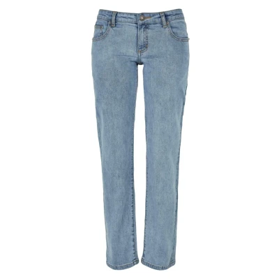 Abbildung von Urban Classics Jeans Straight Leg, Damen, Größe: 28, Tinted lightblue washed