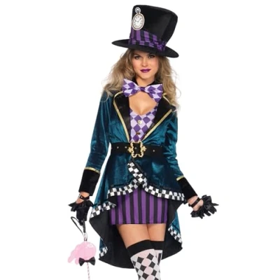 Abbildung von LEG AVENUE Damen Delightful Hatter Kost me, Mehrfarbig, Größe: S (EUR 36)