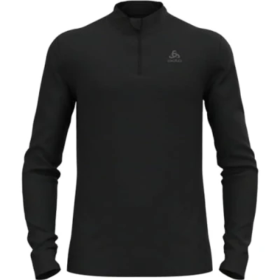 Abbildung von ODLO Langarmshirt, Herren, Größe: Medium, Black