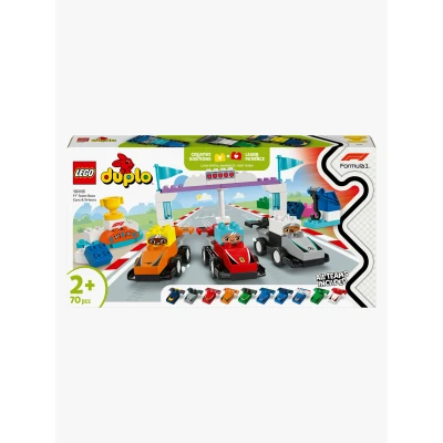Abbildung von LEGO DUPLO Town 10445 F1 Team Rennautos mit Rennfahrern