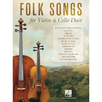 Abbildung von Folk Songs for Violin and Cello Duet: 30 Favorite Arranged by Michelle Hynson