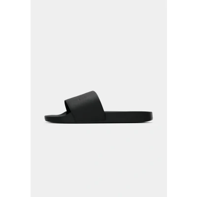 Abbildung von Tommy Hilfiger Print Tumble POOL Slide Pantolette flach, Herren, Größe: 43, Black Schuhe