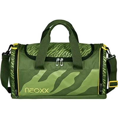 Abbildung von neoxx Champ Sporttasche Pixel in My Mind Tasche aus recycelten PET Flaschen, Trainingstasche für Mädchen und Jungen, Reisetasche Sport Schule