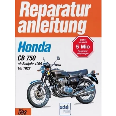 Abbildung von Honda CB 750 K0 / K1 K2 K6 K7 F1 F2 (ab 1969 1978) (Reparaturanleitungen)