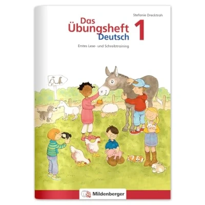 Abbildung von Das Übungsheft Deutsch 1: Erstes Lese und Schreibtraining Lernheft für 1. Klasse Deutsch, Rechtschreibung trainieren in der Grundschule, inkl. Lösungsheft Sticker