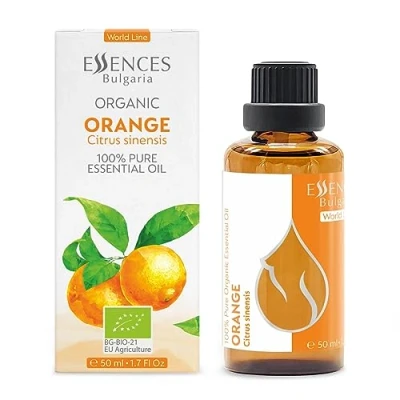 Abbildung von Essences Bulgaria Bio Orange Ätherisches Öl 50ml Citrus sinensis 100% Naturrein Unverdünnt Therapeutischer Grad Aromatherapie Kosmetik Tierversuchsfrei Gentechnikfrei Vegan