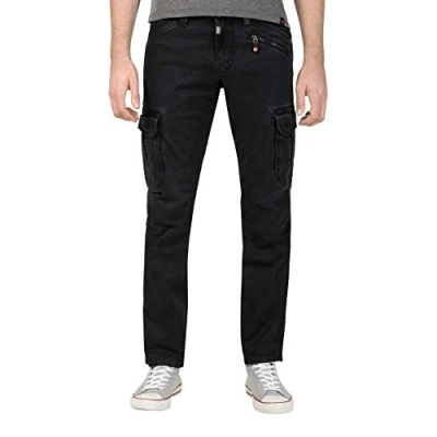 Abbildung von Timezone Herren Regular BenTZ Hose, Schwarz (Caviar Black 9151), 33W / 32L