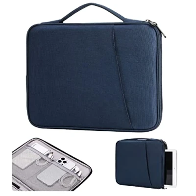 Abbildung von TiMOVO 9 11&quot; Tablet Hülle für iPad 10. Gen. 10.9&quot;, 9/8/7. 10.2&quot;, Air 11/Air 5/4. Galaxy Tab A9+/A9 Plus 11&quot;, Schutztasche mit Taschen, Indigo