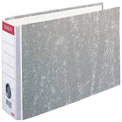 Abbildung von Esselte Ordner Wolkenmarmor, A3 quer, Rückenbreite: 80 mm