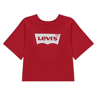 Abbildung von Levi&#039;s HIGH RISE Batwing TEE Tshirt print für Kinder, Größe: 128, Super red