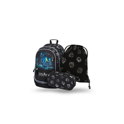Abbildung von Baagl 3 SET Ergonomische Tourenrucksack für Kinder, Größe: One Size, Schwarz
