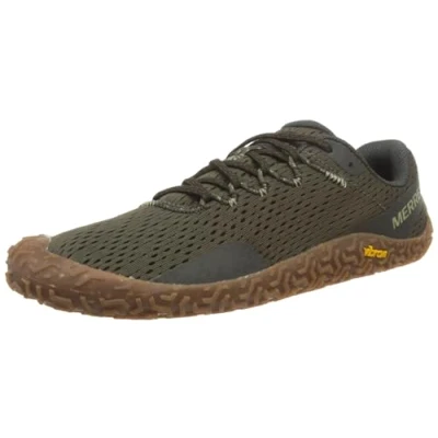 Abbildung von Merrell Vapor Glove 6 Laufschuh Natural running, Herren, Größe: 48, Olive Schuhe