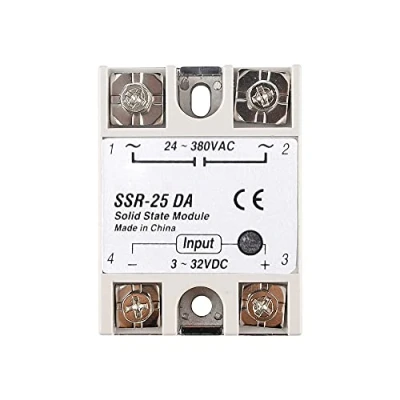 Abbildung von diymore Halbleiterrelais Solid State Relaismodul SSR 25DA 25A / 250V 3 32V DC Eingang 24 380V AC Ausgang
