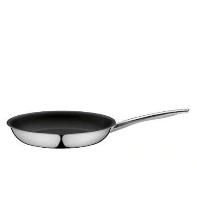 Abbildung von Spring Vulcano Classic Bratpfanne 28 cm Edelstahl Antihaft beschichtete Pfanne Induktionsgeeignet 5 Lagen Mehrschichtmaterial Induktion ofenfeste Edelstahlpfanne