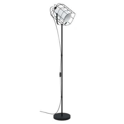 Abbildung von Eglo 43356 Stehleuchte BITTAMS weiß, schwarz L:26 B:19 H:148,5cm mit Kabelschalter