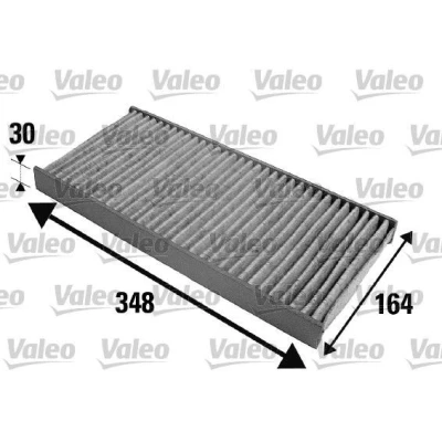 Abbildung von VALEO CLIMFILTER PROTECT 698695 Innenraumfilter Aktivkohlefilter 348 160 30 FORD: Focus Mk1 Hatchback, Transit Connect Van, Estate