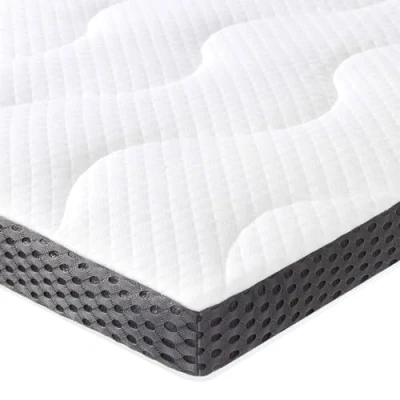 Abbildung von Amazon Basics Matratzen Topper 160 x 200 cm, 7 cm Höhe Gel Schaum Matratzenauflage, weiß