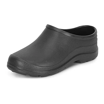 Abbildung von Ladeheid Gartenschuhe Damen und Herren leichte Eva Clogs Bequeme Hausschuhe &amp; Gartenclogs LADW001 (Rot, 37 EU)