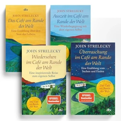 Abbildung von Das Café am Rande der Welt 4er Set: Erzählungen über den Sinn des Lebens, Wiedersehen, Auszeit &amp; Überraschung Inspirierende und Reise zum eigenen Selbst + exklusives Lesezeichen