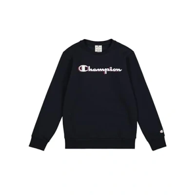 Abbildung von Champion Jungen Legacy Boy Big Logo Sweatshirt Sweatshirt, Blue (BS501),