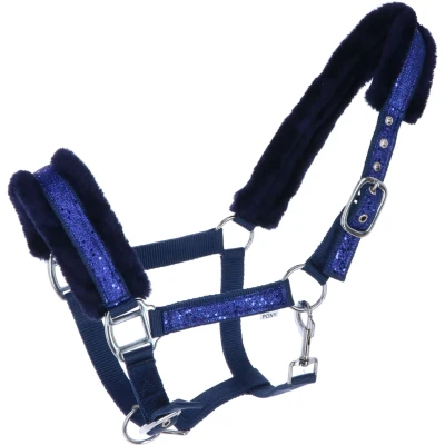 Abbildung von HB Halfter Glamour Navy Shetland