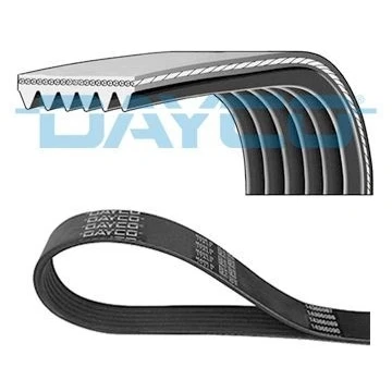 Abbildung von DAYCO 6PK1550S Keilrippenriemen 6 VOLKSWAGEN: Transporter 5, 5 Bus, Multivan (7HM