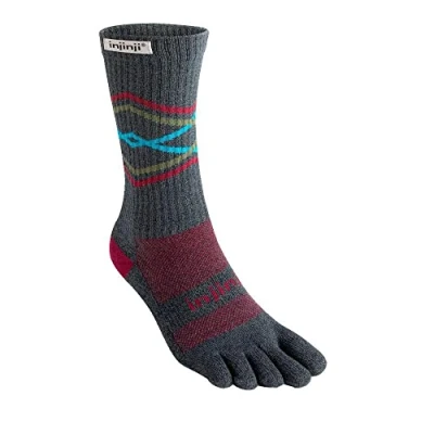 Abbildung von Injinji Performance 2.0 Trail Midweight Crew Granit Socken Unisex, Pic, L