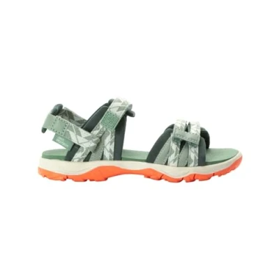 Abbildung von Jack Wolfskin 2 IN 1 Trekkingsandale für Kinder, Größe: 27, Mint leaf Schuhe