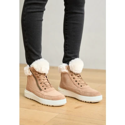 Abbildung von Geox Dalyla ABX Ankle Boot, Damen, Größe: 37, Dark skin/off white Schuhe