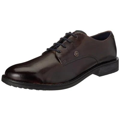 Abbildung von bugatti Herren Pakalo Schnürhalbschuhe, Brown, 43 EU
