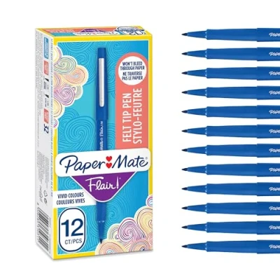 Abbildung von Paper Mate 722412 Filzstift Flair, blau