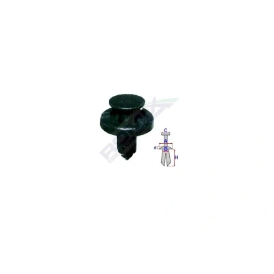 Abbildung von ROMIX C40286 Clip, Zier /Schutzleiste