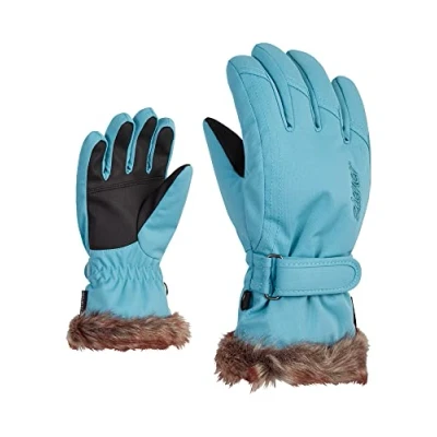 Abbildung von Ziener Mädchen LIM Ski Handschuhe/Wintersport warm, atmungsaktiv, Blue nile stru, 7