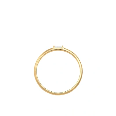 Abbildung von Elli PREMIUM Ring Damen Verlobung Liebe Zart Edel Geo Topas in 585 Gelbgold