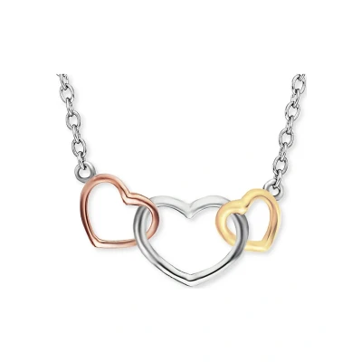 Abbildung von Engelsrufer Damenkette Kette WITH LOVE 3 Hearts 925ER Silber Halskette, Damen, Größe: One Size,