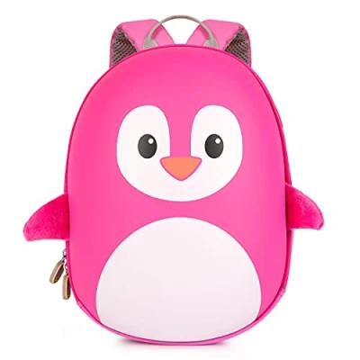 Abbildung von boppi Tiny Trekker Kinderrucksack für Reisen (4 Liter) Pinguin Rosa
