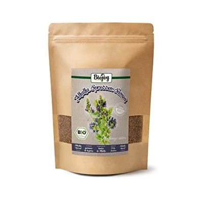 Abbildung von Biojoy BIO Alfalfa Sprossen Samen (1 kg), getrocknet und ganz (Medicago sativa)