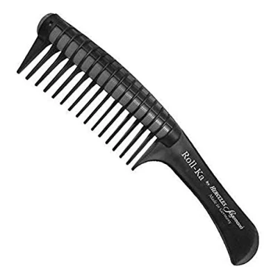 Abbildung von HERCULES SÄGEMANN 79402 Roll Ka Silber/Schwarz Kamm zum innovativen Verteilen und Einarbeiten von Pflege Produkten
