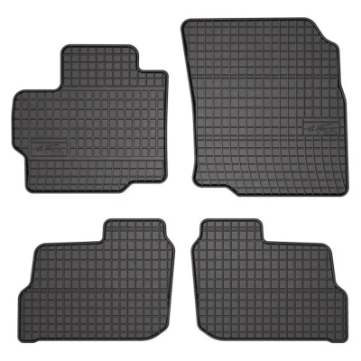Abbildung von FROGUM 0486 Fußmattensatz Gummi vorne und hinten 4 schwarz Maßgefertigt MITSUBISHI: Mirage / Space Star Hatchback