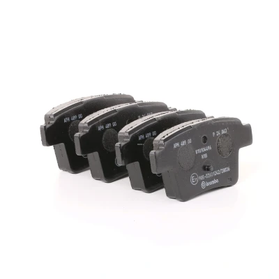 Abbildung von BREMBO P 24 063 Bremsbelagsatz exkl. Verschleißwarnkontakt mit Bremssattelschrauben Zubehör FORD: MONDEO 3, 3 Kombi, Stufenheck