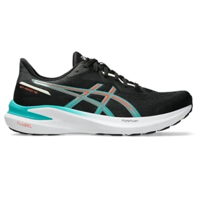 Abbildung von Asics GT 1000 13 Laufschuh Straße, Herren, Größe: 40, Black/wave teal Schuhe
