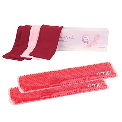 Abbildung von NEWGO Kühlkompresse Wochenbett Kühlpads Postpartum, Wiederverwendbar Perineal Kühlpad Cool pack, Hämorrhoiden, Vaginal pflege lindert Schmerzen und Beschwerden nach der Geburt, 6 stück Waschbar