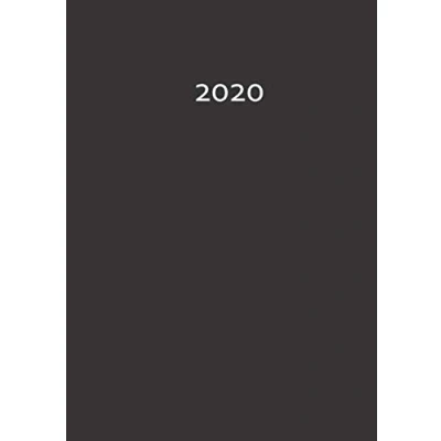 Abbildung von 2020: Kalender / Wochenkalender BLACK Schwarz DIN A5 (eine Woche pro Doppelseite)