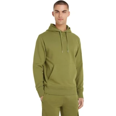 Abbildung von Calvin Klein Jeans Herren Hoodie Badge mit Kapuze, Grau (Endless Grey), 3XL