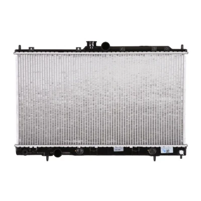 Abbildung von NRF 53779 Kühler, Motorkühlung Aluminium 684 373 17 mit Anbauteilen Kühlrippen gelötet