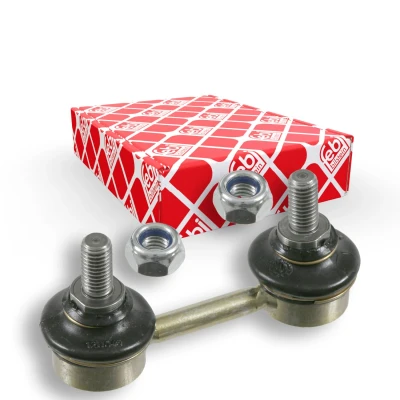 Abbildung von febi BILSTEIN 10037 Koppelstange Hinterachse links, rechts 75 M10 x 1,5 Plus mit selbstsichernder Mutter Stahl BMW: 7