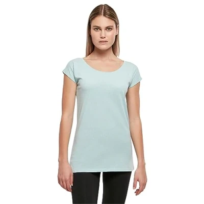 Abbildung von Build Your Brand Damen BB013 Ladies Wide Neck Tee T Shirt, Oceanblue, M