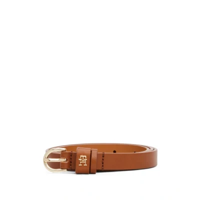 Abbildung von Tommy Hilfiger Damen Gürtel Essential Effortless 1,5 cm Schmal, Braun (Cognac), 100