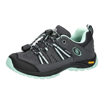 Abbildung von Brütting Unisex Kinder Ohio Low Trekking &amp; Wanderhalbschuhe, Anthrazit Mintgrün, 34 EU